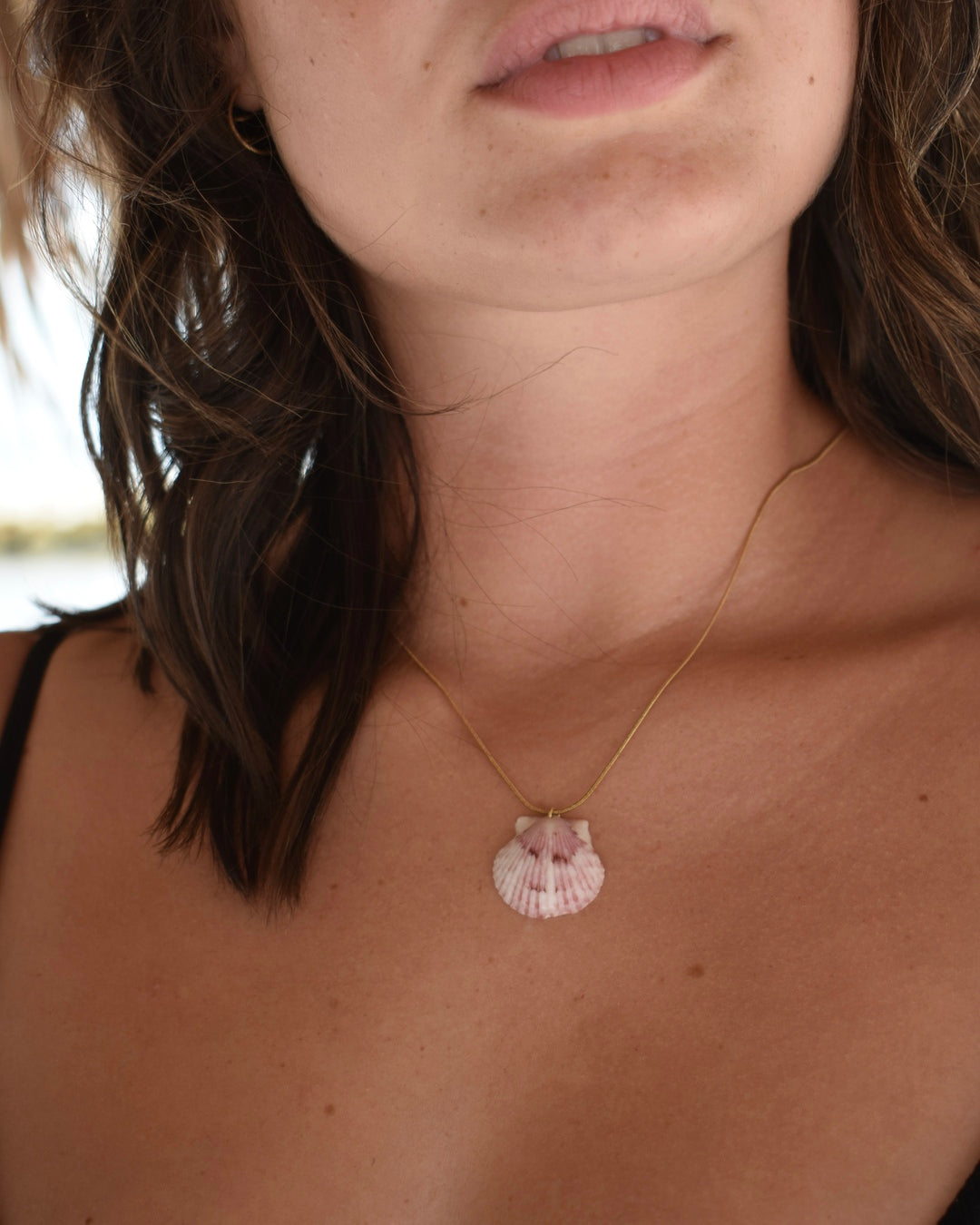 Paint the Beach Pink Shell Necklace